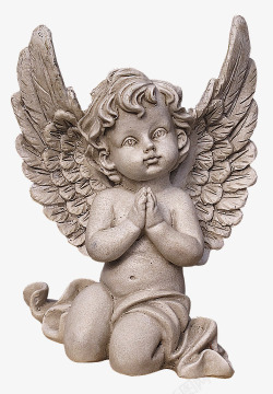天使翼祈祷小天使守护天使爱情信仰感情天使图面对天使素材