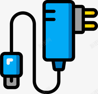 电器手机首页手机充电器末日2线性颜色图标