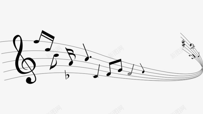 音乐标志音乐标志乐符音符音乐符号五线谱音乐符音乐标图标