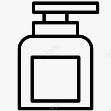洗发水沐浴液瓶子图标