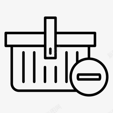 鸡蛋篮子篮子商业购买图标