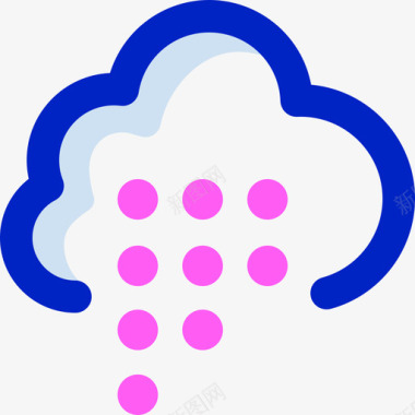 彩色的雨雨天气339彩色图标