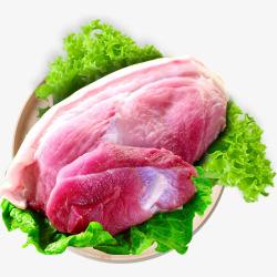 猪后腿肉生鲜商品素材