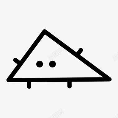 三角形的家伙可爱几何图标