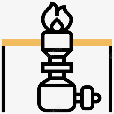 煤气绶煤气炉科学146黄影图标