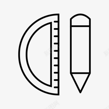 正方形背景几何工具正方形28个数学符号图标