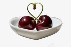 樱桃水果心脏壳孤立红色成熟新鲜美味食品甜健康营养收素材