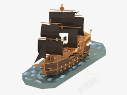 原画类船232载具船原画类模型素材
