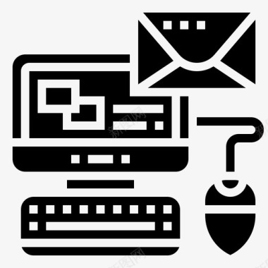 邮件通信电子邮件通信收件箱图标