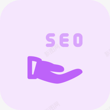 像SEO和网络分享网络应用seo2tritone图标