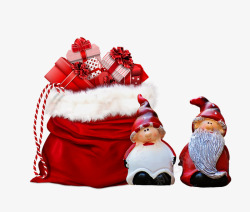 圣诞节礼物礼品Grnomes袋可爱季节可爱的搞笑庆素材