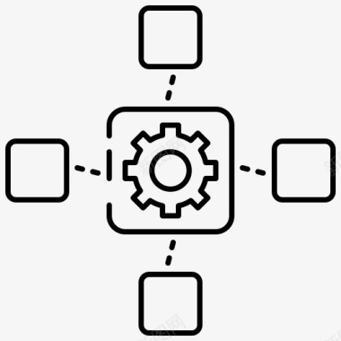 数学思维导图思维导图图表连接图标