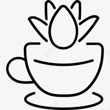 果茶红茶饮料图标