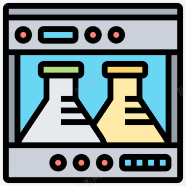 眼眶生物化学25线色图标