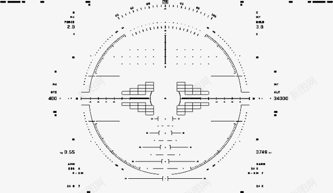 高光科幻光效酷炫光晕高光镜头光晕科幻特效炫光闪光超眩光图标