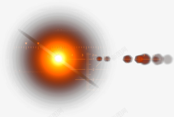 特效激光科幻光效酷炫光晕高光镜头光晕科幻特效炫光闪光超眩光图标