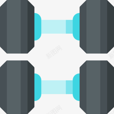 哑铃背景哑铃运动训练1平举图标