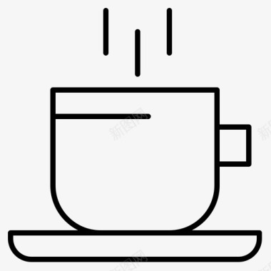 咖啡杯子日图标