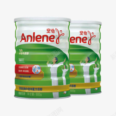 Anlene安怡高钙低脂中老年奶粉800g2罐经典图标