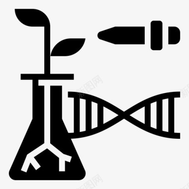 遗传生物技术实验遗传学图标