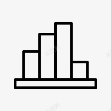 数据信息表格条形图数据信息图图标