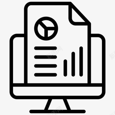 数据图展板在线数据分析业务图业务信息图图标