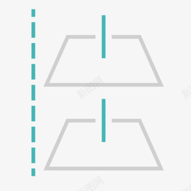 3d中式人机交互3D法线对齐图标