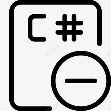 编程语言编码删除程序web应用程序编码文件3线性图标