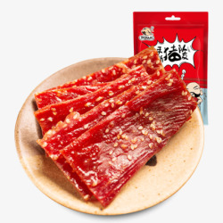 炭烧蜜汁猪肉干飘零大叔猪肉脯50g3袋蜜汁香辣原味猪肉干肉类零食高清图片
