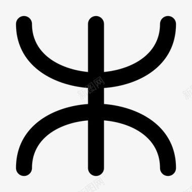 希腊舞蹈波塞冬上帝希腊语图标