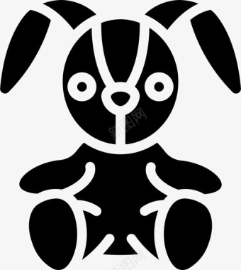 兔子软玩具1填充图标