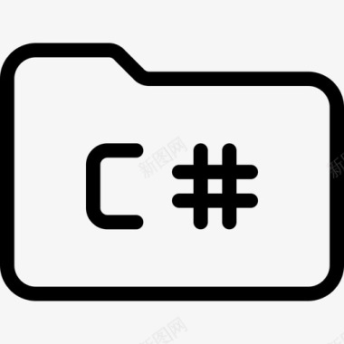 编程语言编码文件和文件夹web应用程序编码文件3线性图标
