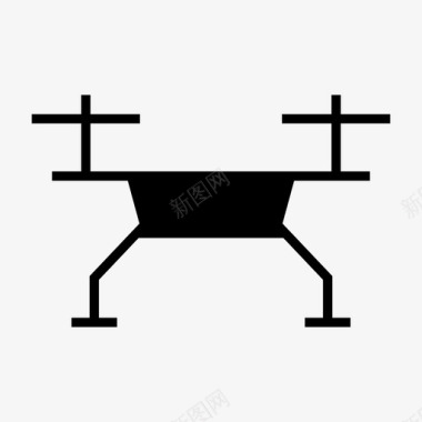 矢量无人机免抠PNG无人机无人机飞行新闻和媒体图标