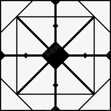 瓷砖风格重复图案无缝图案图标