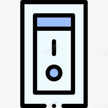 开关剪影图标开关工业过程55线性颜色图标