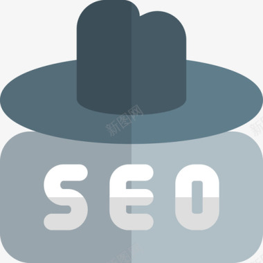 SEO实例隐姓埋名网络应用SEO3扁平图标