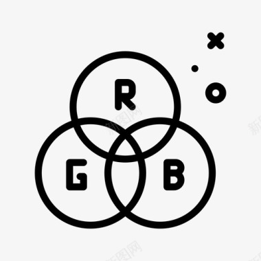 RGBRgb平面设计167线性图标
