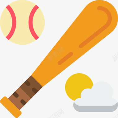 运动会标志棒球夏季运动会3平局图标