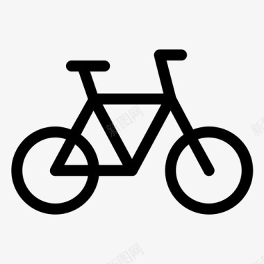 自行车双轮运输图标