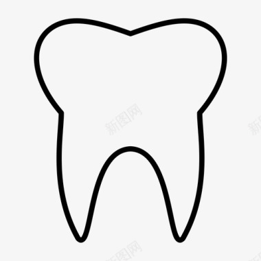 牙齿牙医保健图标