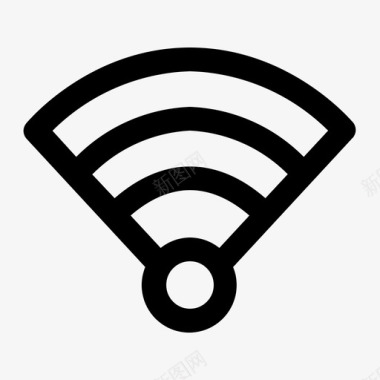 WIFI网络wifi信号连接互联网图标