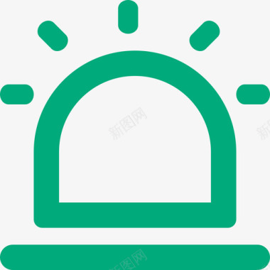 png图片素材iconwarninggreen图标