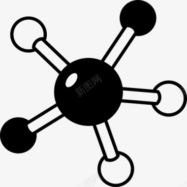 微量原子化学原子分子图标