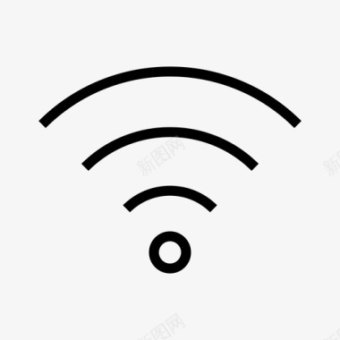 WIFI网络无线连接互联网图标