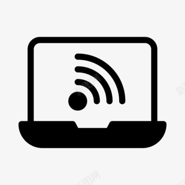 WIFI网络笔记本电脑wifi通信信号图标