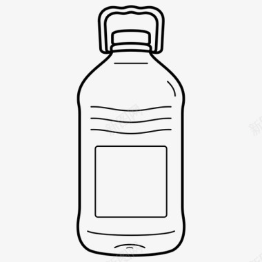 食用油一瓶葵花籽油食用油图标