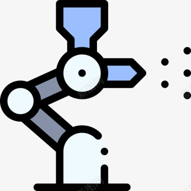 除虫喷雾喷雾工业过程55线性颜色图标