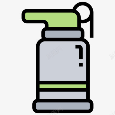 水瓶背包客16线性颜色图标
