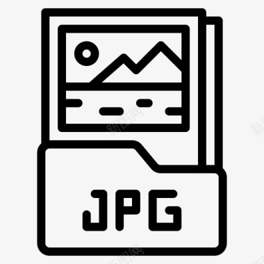 JPGJpg文件图形设计170轮廓图标