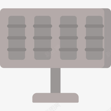太阳能板矢量太阳能板制造49平板图标